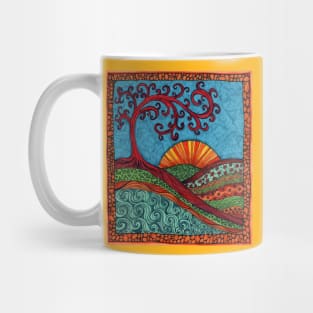 Swirly Tree of Life Mug